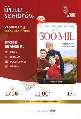 500 mil - Kino dla Seniorów